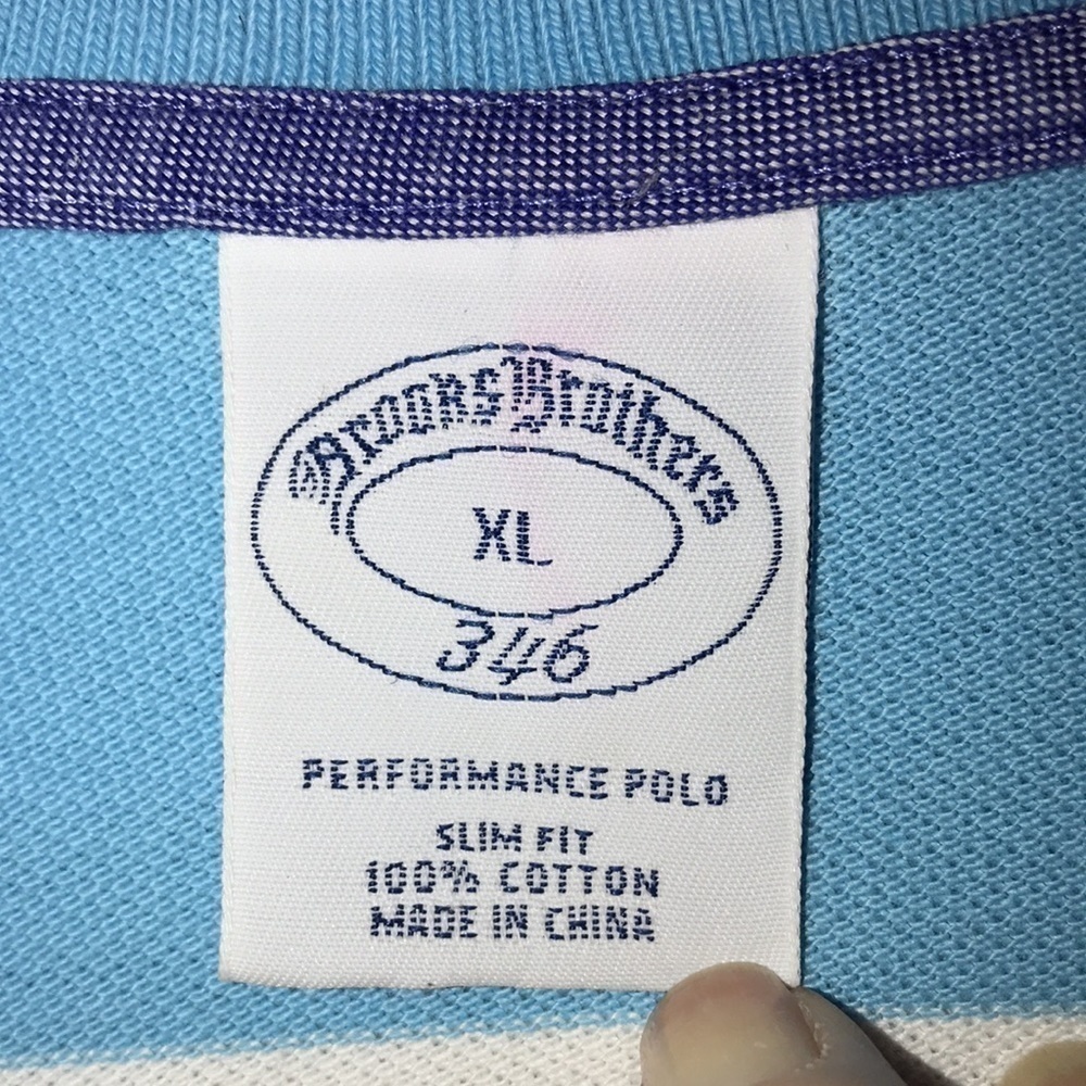 Brooks Brothers Performance Polo Slim Fit Size XL​​​ - Picture 3 of 7